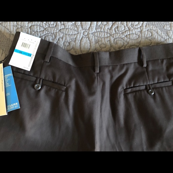 NWT! Perry Ellis Brown Dress Pants - Picture 3 of 6
